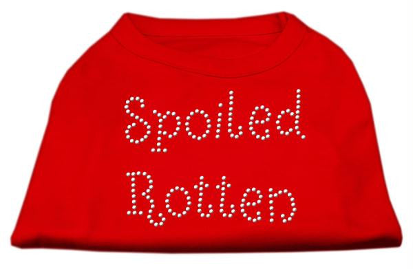 Spoiled Rotten Rhinestone Shirts Red L (14)