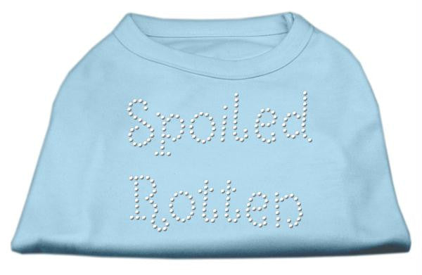 Spoiled Rotten Rhinestone Shirts Baby Blue XXL (18)