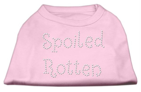 Spoiled Rotten Rhinestone Shirts Light Pink XXL (18)