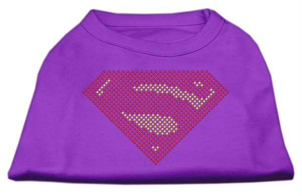 Super! Rhinestone Shirts Purple M (12)