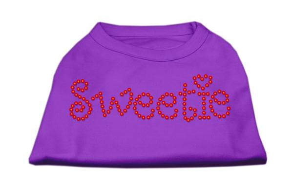 Sweetie Rhinestone Shirts Purple XL (16)