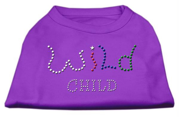 Wild Child Rhinestone Shirts Purple XS (8)