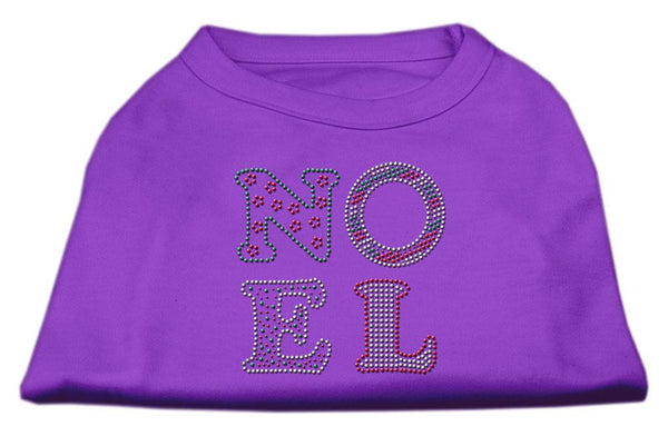 Noel Rhinestone Dog Shirt Purple XXXL (20)