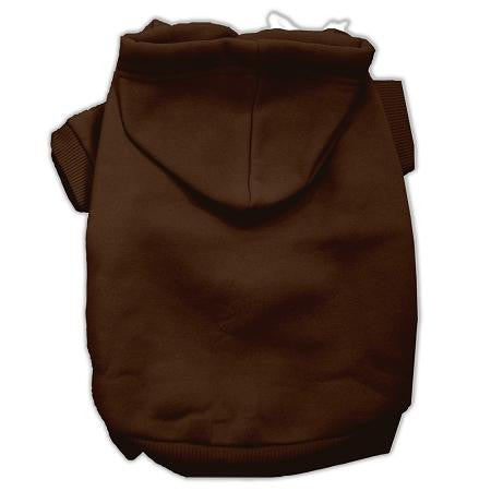 Blank Hoodies Brown Size S (10)