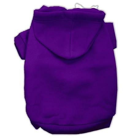 Blank Hoodies Purple Size XS (8)