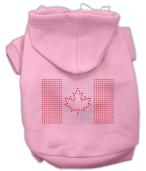 Canadian Flag Hoodies Pink XXL (18)