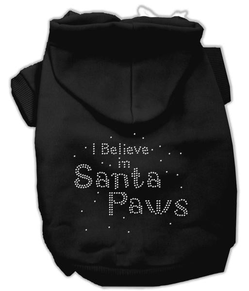 I Believe in Santa Paws Hoodie Black XXL (18)