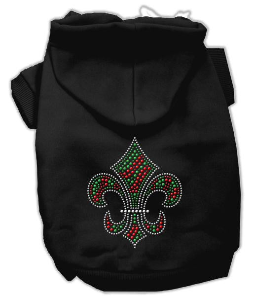 Holiday Fleur de lis Hoodies Black XXL (18)