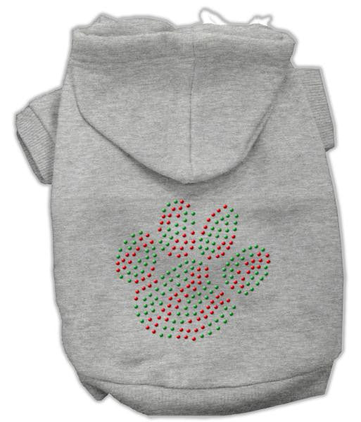 Holiday Paw Hoodies Grey XS (8)