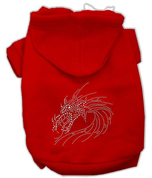 Studded Dragon Hoodies Red L (14)