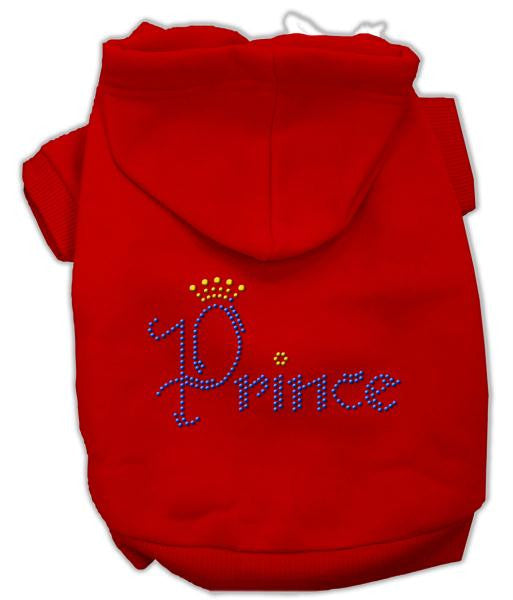 Prince Rhinestone Hoodies Red XL (16)