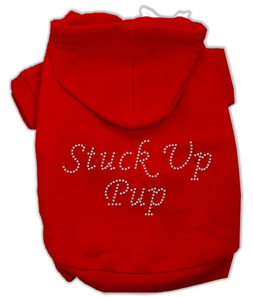 Stuck Up Pup Hoodies Red L (14)