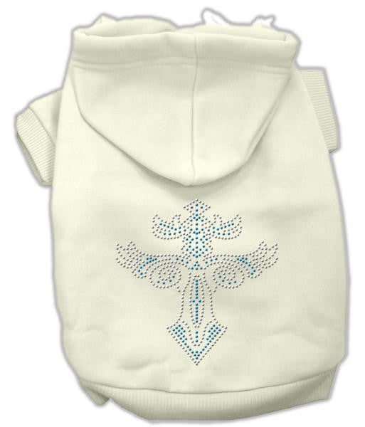 Warrior's Cross Studded Hoodies Cream S (10)