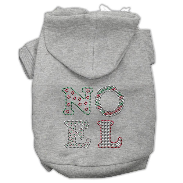 Noel Rhinestone Hoodies Grey XXL (18)