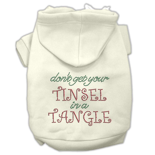 Tinsel in a Tangle Rhinestone Hoodies Cream L (14)