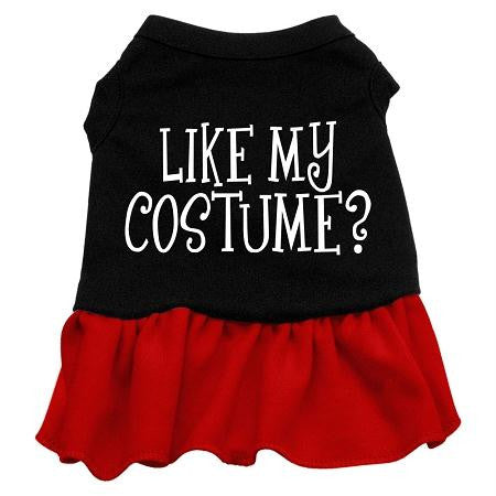 Like my costume? Screen Print Dress Black with Red XXXL (20)