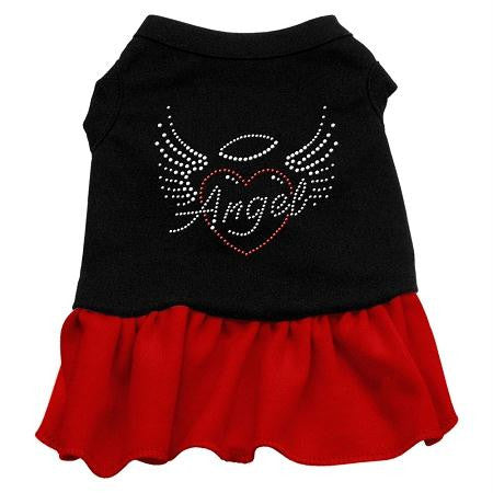 Angel Heart Rhinestone Dress Black with Red XXXL (20)