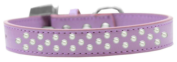 Sprinkles Dog Collar Pearls Size 16 Lavender