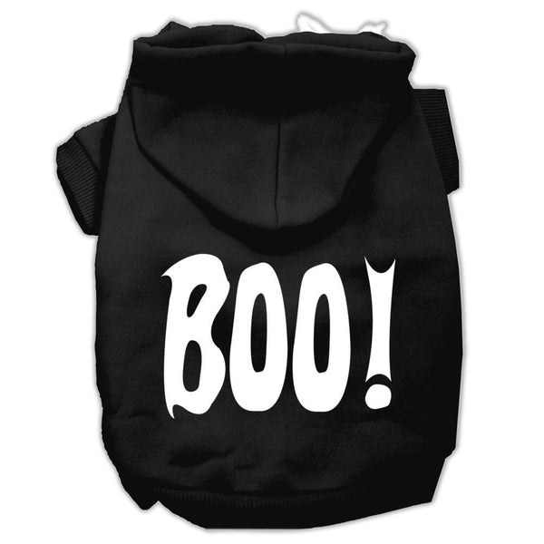 BOO! Screen Print Pet Hoodies Black Size XXXL (20)