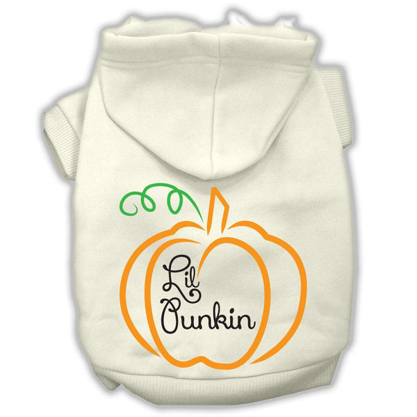 Lil Punkin Screenprint Hoodie Cream L (14)