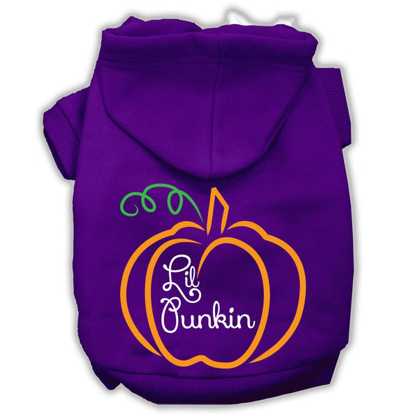 Lil Punkin Screenprint Hoodie Purple L (14)