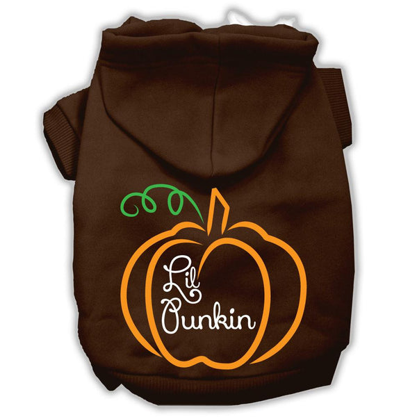 Lil Punkin Screenprint Hoodie Brown XXL (18)