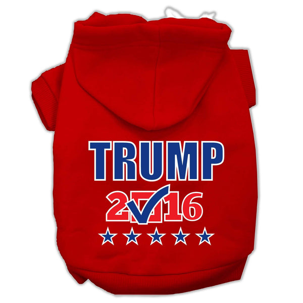 Trump Checkbox Election Screenprint Pet Hoodies Red Size XXL (18)