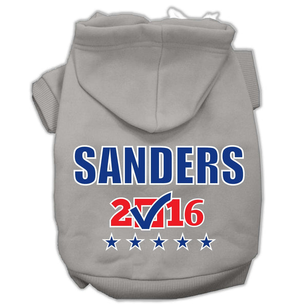 Sanders Checkbox Election Screenprint Pet Hoodies Grey Size L (14)