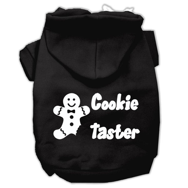 Cookie Taster Screen Print Pet Hoodies Black Size XXXL (20)