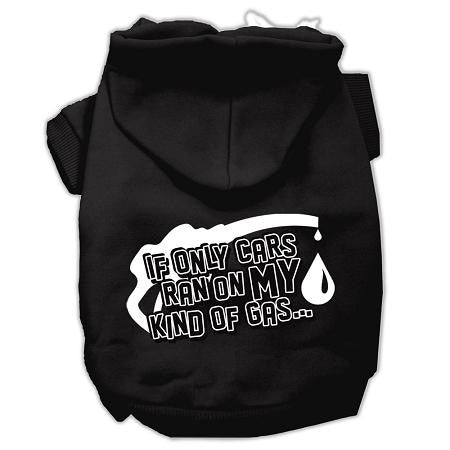 My Kind of Gas Screen Print Pet Hoodies Black XXXL(20)