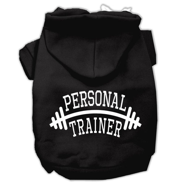 Personal Trainer Screen Print Pet Hoodies Black Size XXL (18)