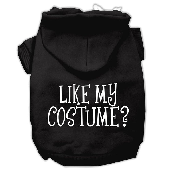 Like my costume? Screen Print Pet Hoodies Black Size XXXL(20)