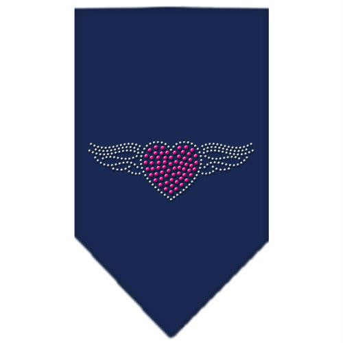 Aviator Rhinestone Bandana Navy Blue Small