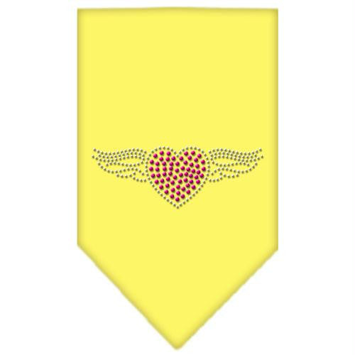 Aviator Rhinestone Bandana Yellow Small