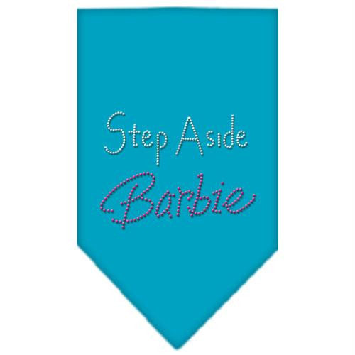 Step Aside Barbie Rhinestone Bandana Turquoise Small