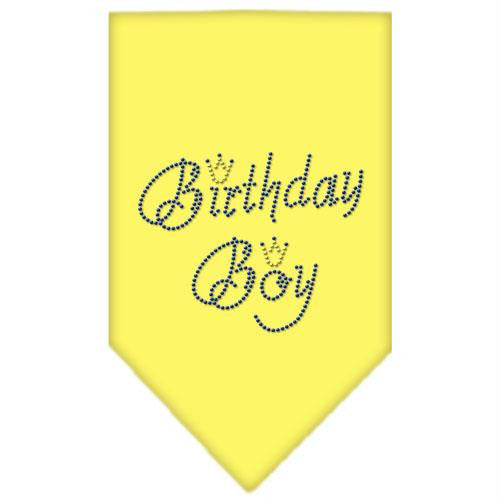 Birthday Boy Rhinestone Bandana Yellow Small