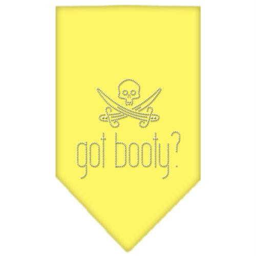 Got Booty Rhinestone Bandana Yellow Large