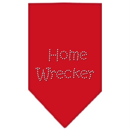 Home Wrecker Rhinestone Bandana Red Large