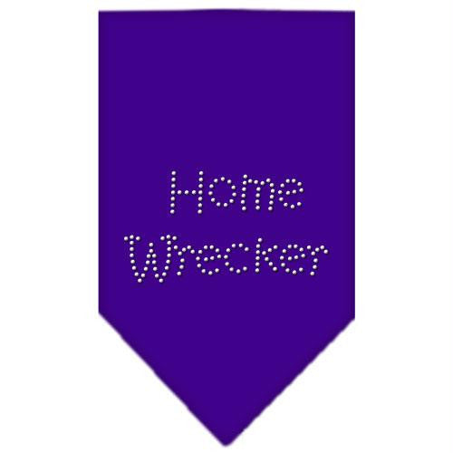 Home Wrecker Rhinestone Bandana Purple Small