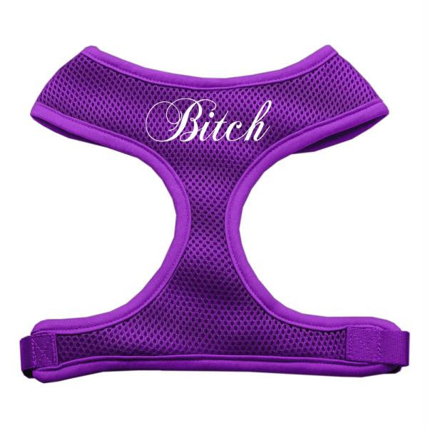 Bitch Soft Mesh Harnesses Purple Large