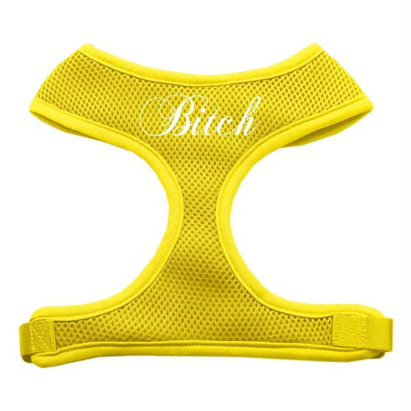 Bitch Soft Mesh Harnesses Yellow Large