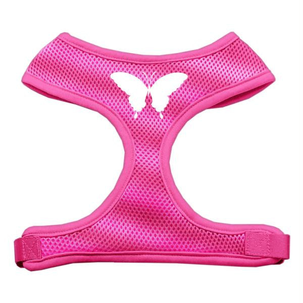 Butterfly Design Soft Mesh Harnesses Pink Extra Large