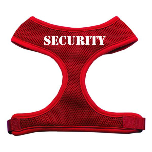 Security Design Soft Mesh Harnesses Red Extra Large