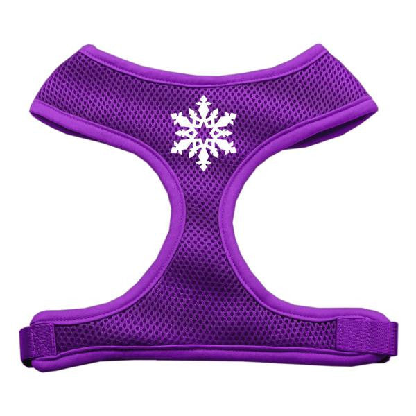 Snowflake Design Soft Mesh Harnesses Purple Medium