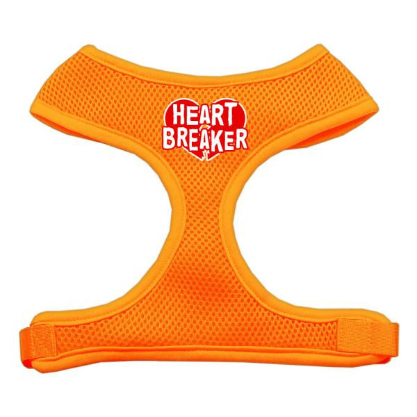 Heart Breaker Soft Mesh Harnesses Orange Large