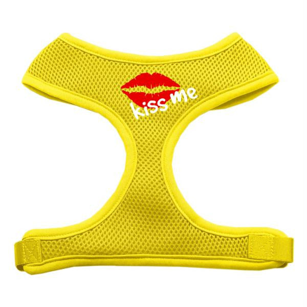 Kiss Me Soft Mesh Harnesses Yellow Small