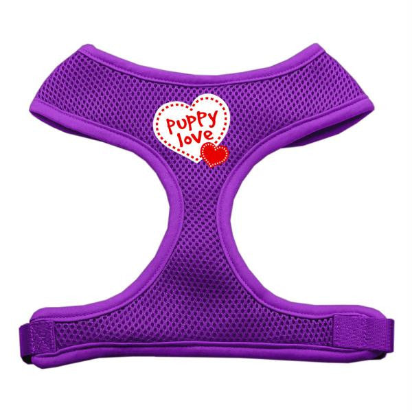 Puppy Love Soft Mesh Harnesses Purple Large