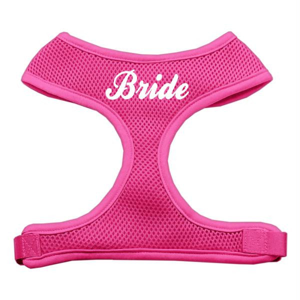 Bride Screen Print Soft Mesh Harness Pink Large