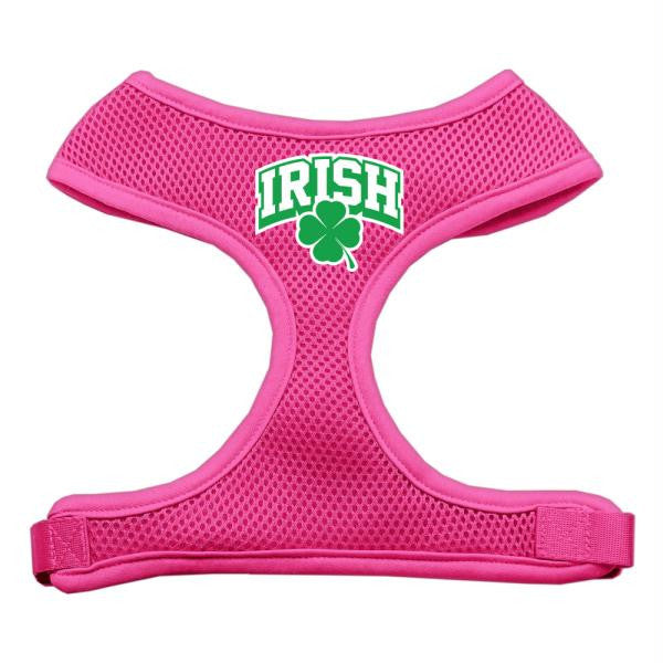 Irish Arch Screen Print Soft Mesh Harness Pink Large