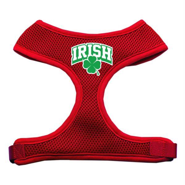 Irish Arch Screen Print Soft Mesh Harness Red Large